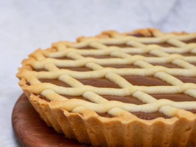Poné la pava y hacete esta tremenda pastafrola de dulce de leche, sin manteca y perfecta para la merienda