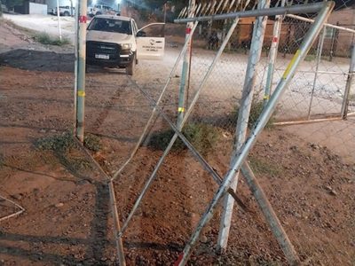 Destrozaron parte del complejo deportivo de la Municipalidad de Añelo