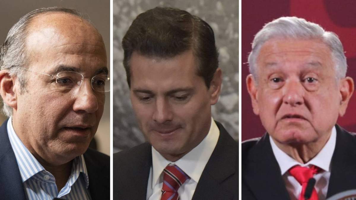 Calderón Hinojosa, Peña Nieto y López Obrador
