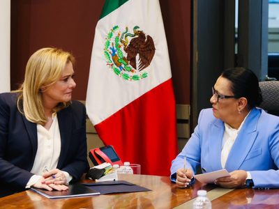 Segob se reúne con gobernadora de Chihuahua tras conflicto por agua con EU
