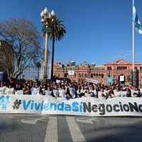 Hipotecados UVA advierten que podrían realizar una marcha nacional