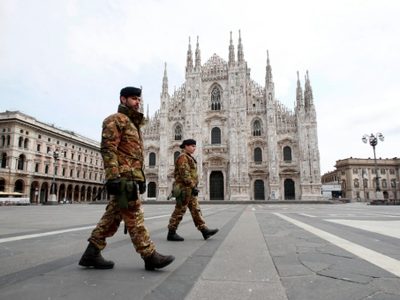 Italia declara "zona roja" a todo el país durante los días festivos