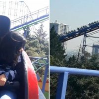 The Joker y Superman de Six Flags se detienen a medio camino y jóvenes lo transmiten en Facebook