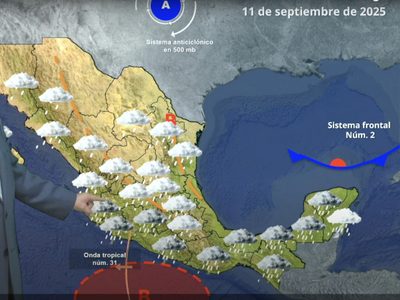 Ciclón tropical Mario amenaza en el Pacífico; alerta en 11 estados por lluvias intensas este jueves