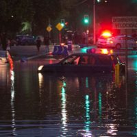Reportan deslave en Tlalpan y más encharcamientos por la lluvia en la Ciudad de México