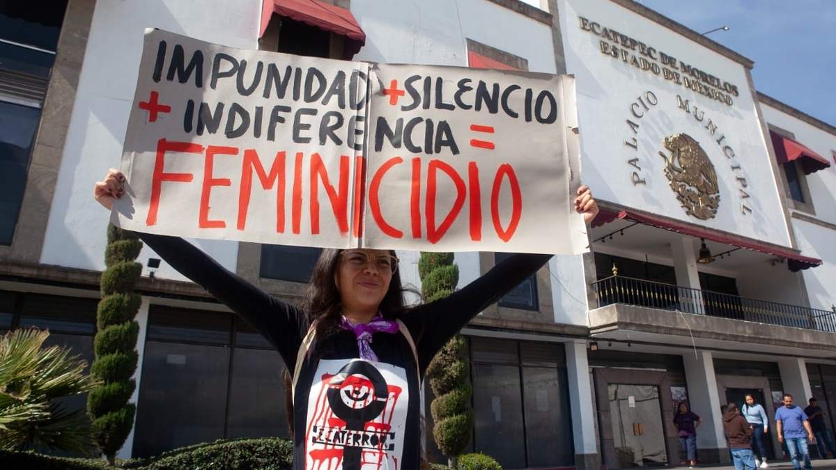 Ecatepec, Estado de México, mujeres realizan protestas en el Día Internacional de la Mujer