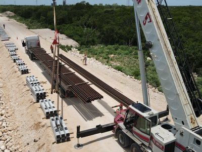 ¿Rieles oxidados para el Tren Maya? Esto dijeron AMLO y García Vilchis