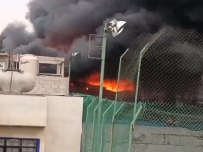 Arde inmueble con limpiadores y pegamento para PVC en Iztapalapa