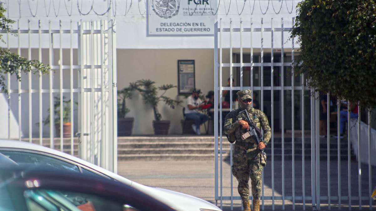Delegación en Guerrero de la FGR. El gobierno federal secundó la postura de la Fiscalía contra los juzgadores
