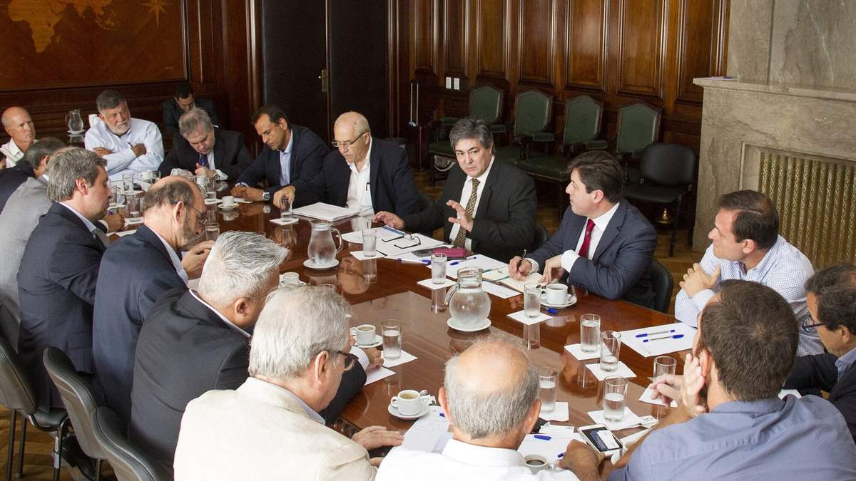 Reunión entre la Liga Bioenergética y Sergio Lanziani (Fuente: Twitter)