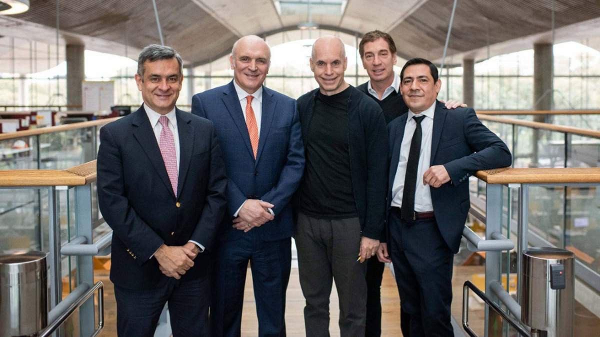 José Luis Espert junto a Horacio Rodríguez Larreta. Fuente: (Twitter)