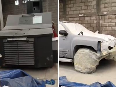 Hallan vehículos “monstruo” y armas en taller clandestino en Tuxtla Gutiérrez