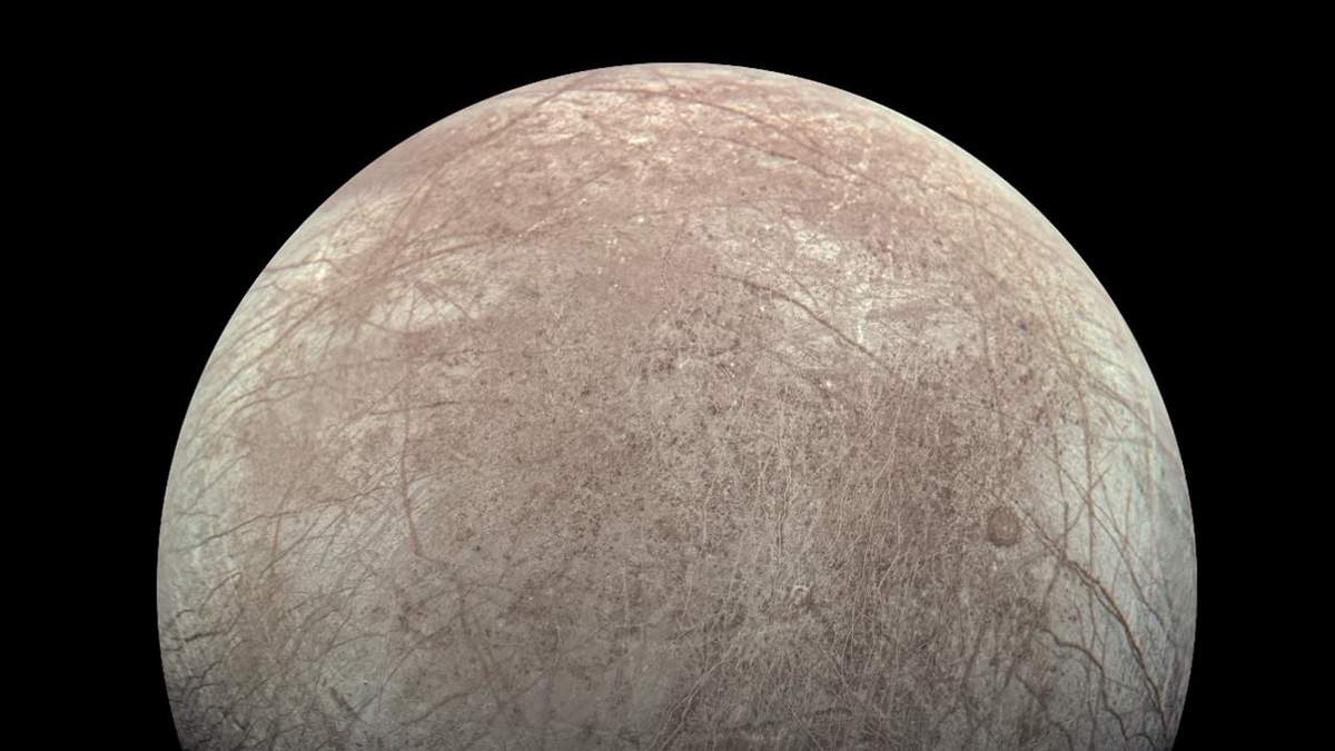 La luna Europa de Júpiter