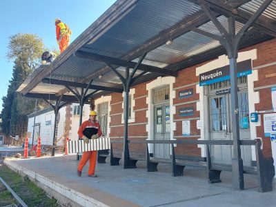 La CNRT de Neuquén dio detalles del avance de la construcción de los apeaderos del Tren del Valle