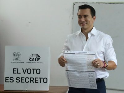 Noboa agradece "el amplio respaldo" a su política de seguridad: "Está dando resultados"