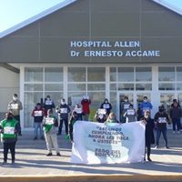Protesta de ATE en los hospitales rionegrinos