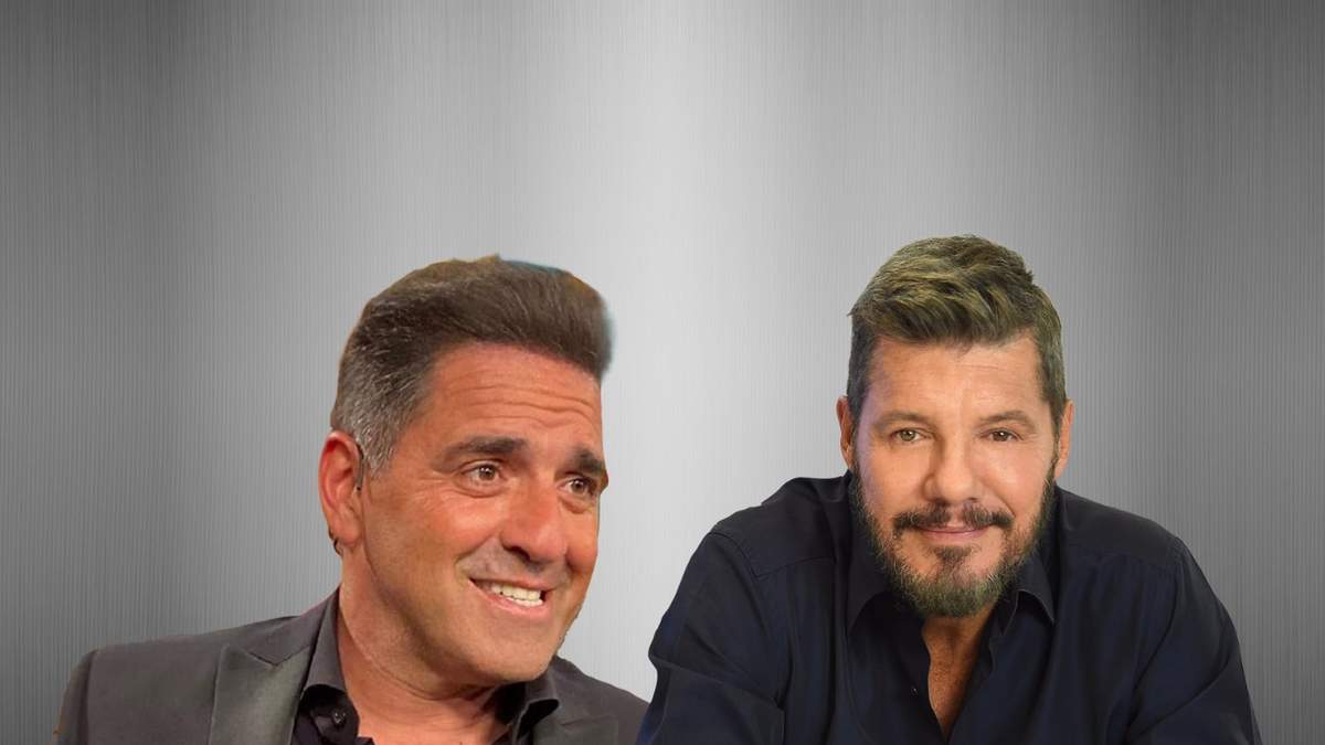 Marcelo Tinelli y Mariano Iúdica. Fuente: (Minuto Neuquén)