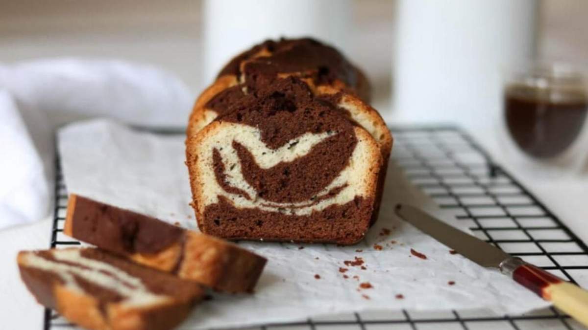 Budín marmolado keto. Fuente: (Instagram)