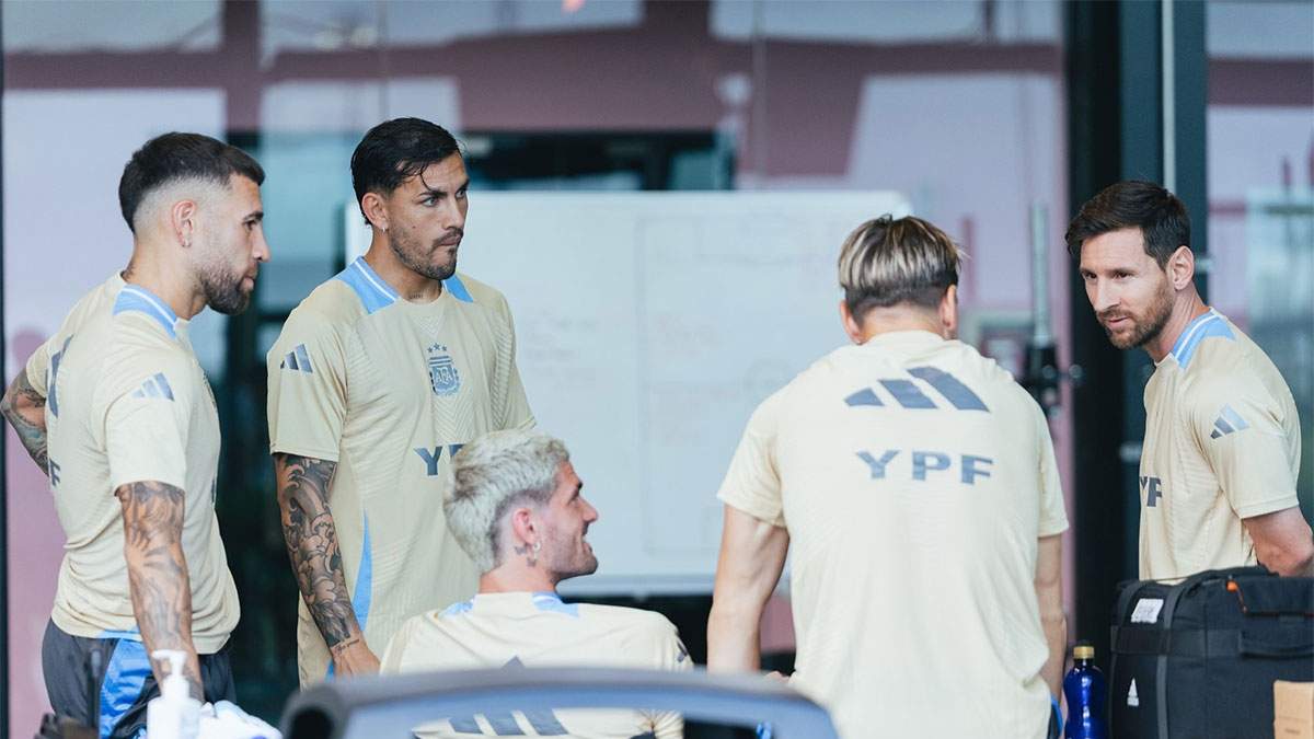 Otamendi, Paredes, De Paul y Messi, muy entretenidos.