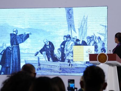 Sheinbaum insta a España a pedir perdón porque "no es vergonzoso, engrandece y acerca a los pueblos"