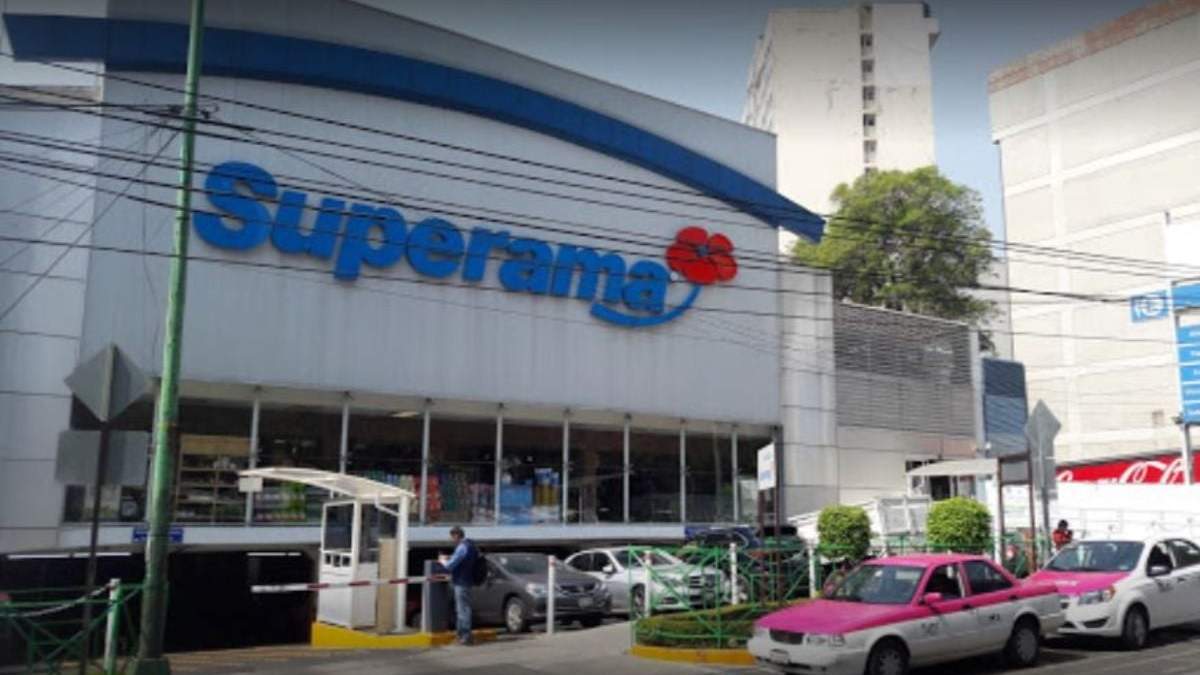 Una tienda Superama en la Ciudad de México