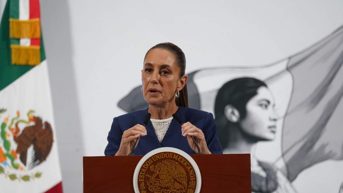 La presidenta Claudia Sheinbaum en la conferencia matutina de este jueves 29 de mayo de 2025