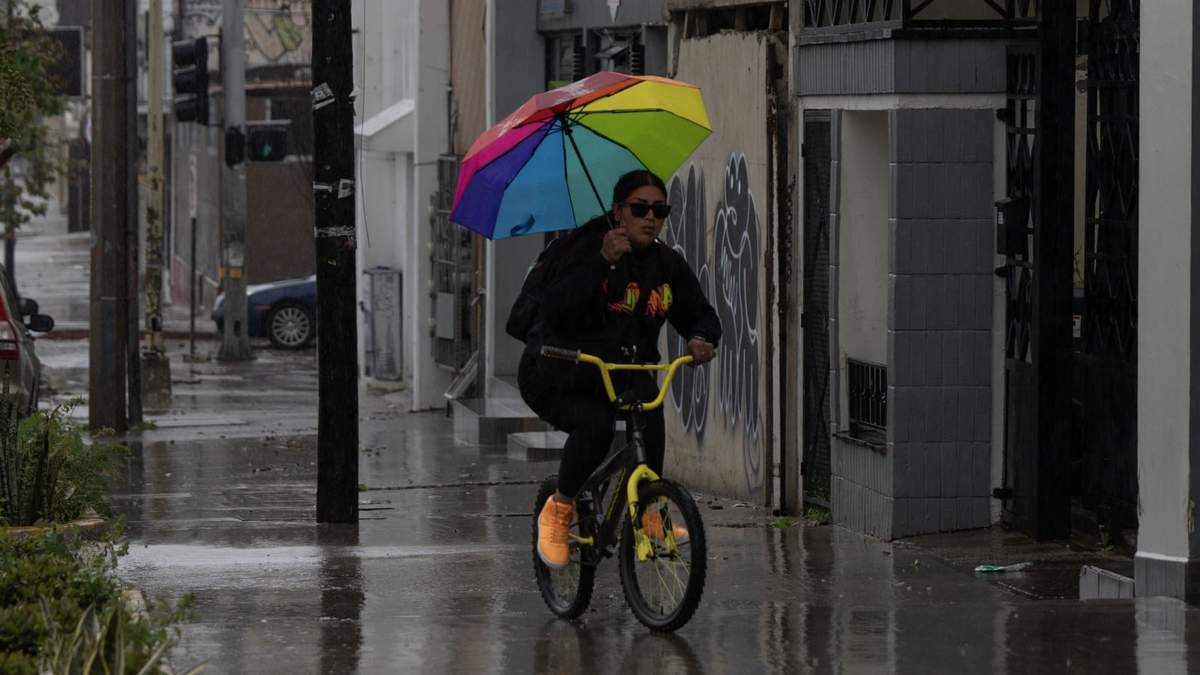 Advertencia por lluvias