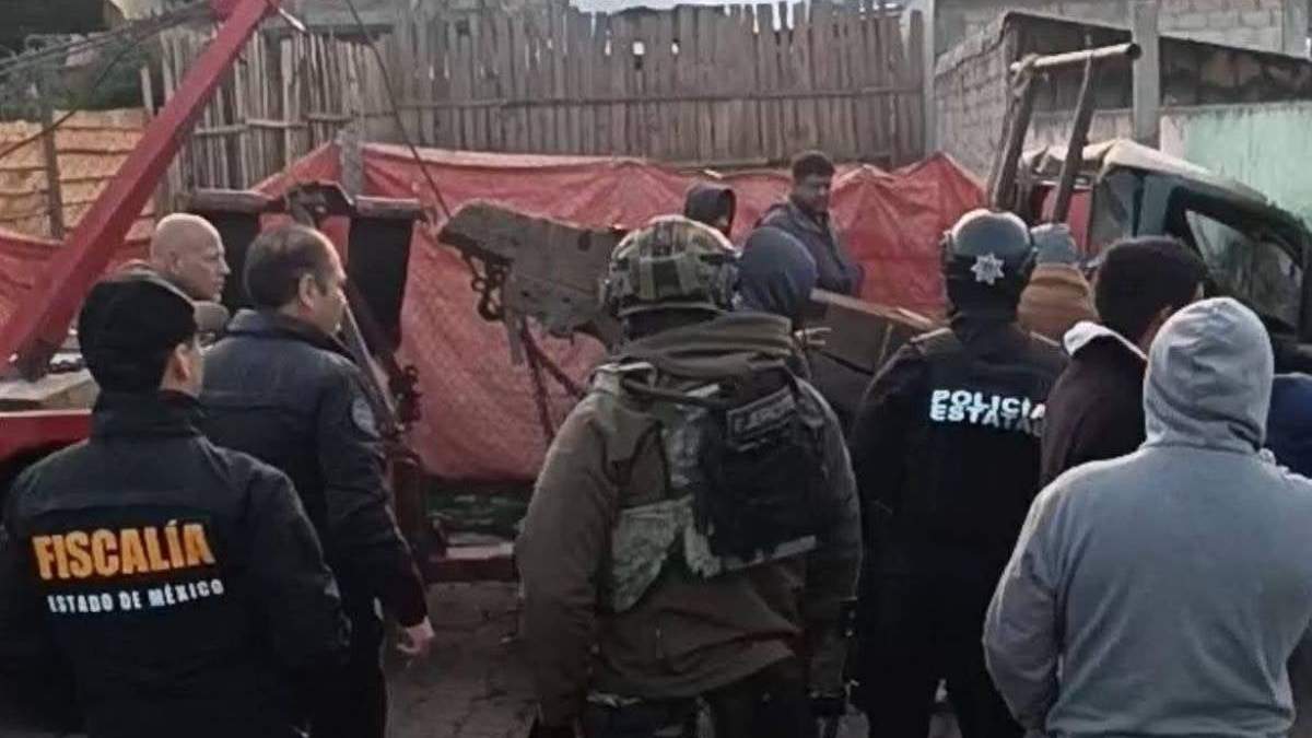 Elementos de Seguridad en Ocuilan, Edomex tras una agresión de talamontes contra personal de la Guardia Nacional