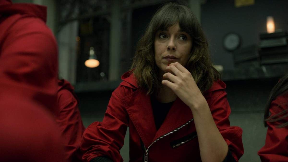 Belén Cuesta en "La casa de papel". Fuente: (Instagram)