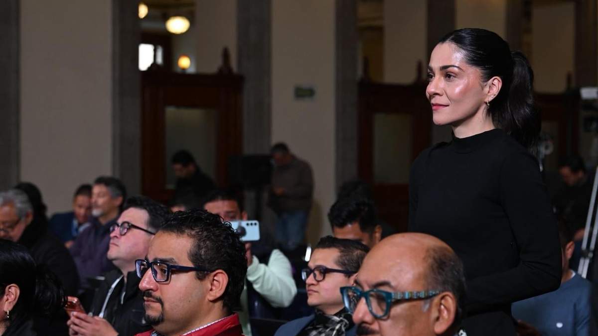 García Vilchis en la conferencia de este jueves