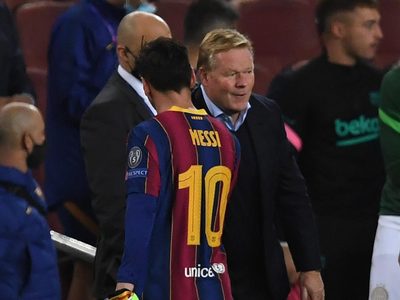 Ronald Koeman reveló qué le dijo a Messi tras el abrazo en el triunfo ante Juventus