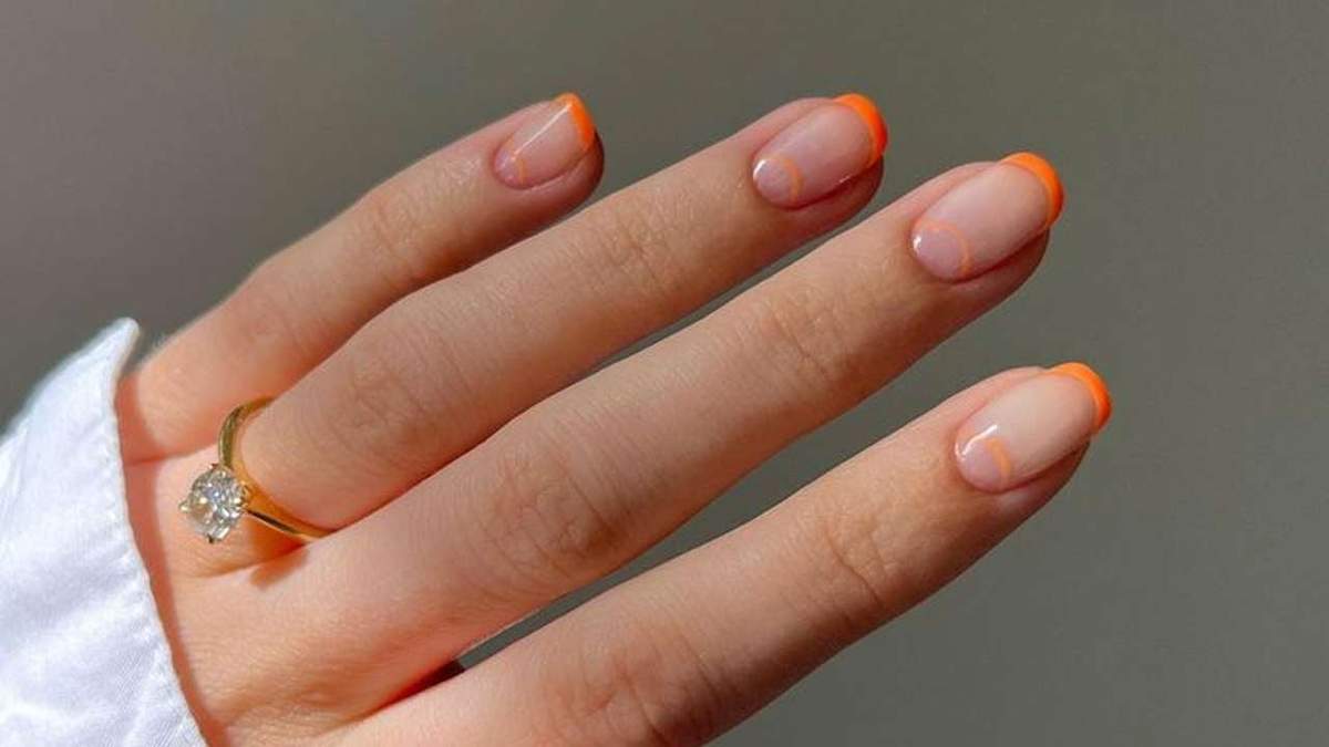 Diseños de Nail Art al mejor estilo francesitas. Fuente: (X)
