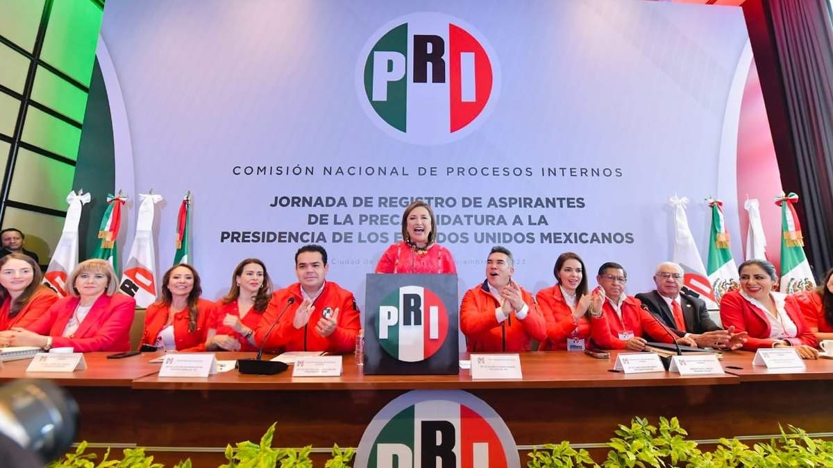 La panista con los priistas