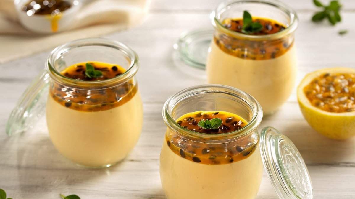 Mousse de maracuyá. Fuente: (Instagram)
