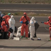 Llegan al Hospital Gómez Ulla los 14 españoles del MV Hondius para hacer la cuarentena