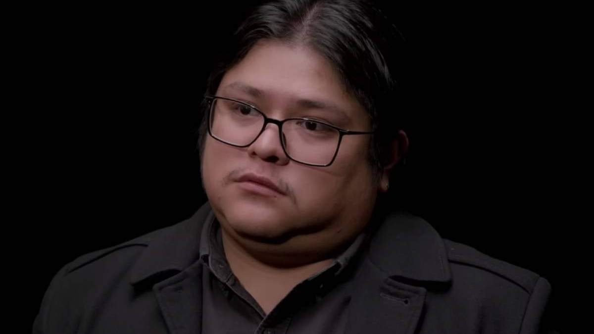 Gibrán Ramírez en la entrevista