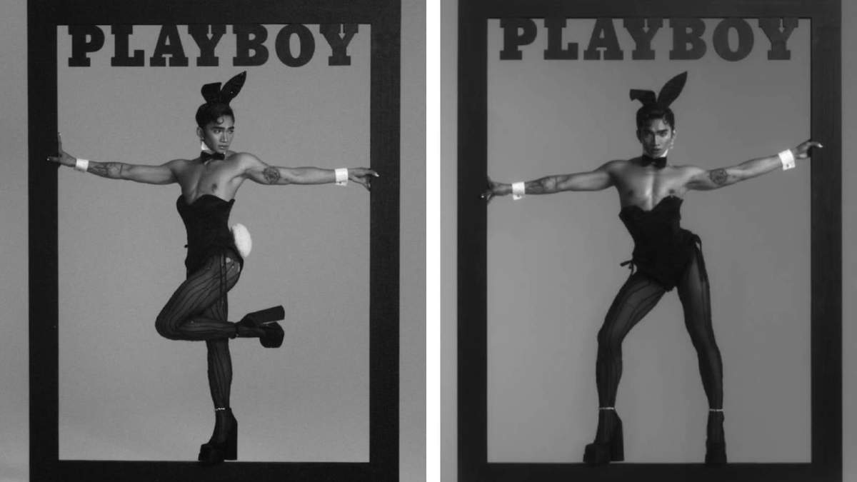 El influencer Bretman Rock en la portada de Playboy