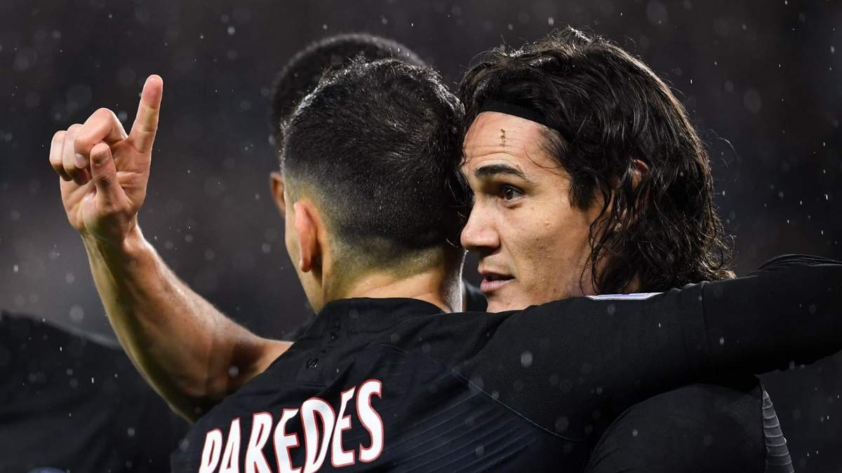 Paredes y Cavani. Fuente (Instagram)