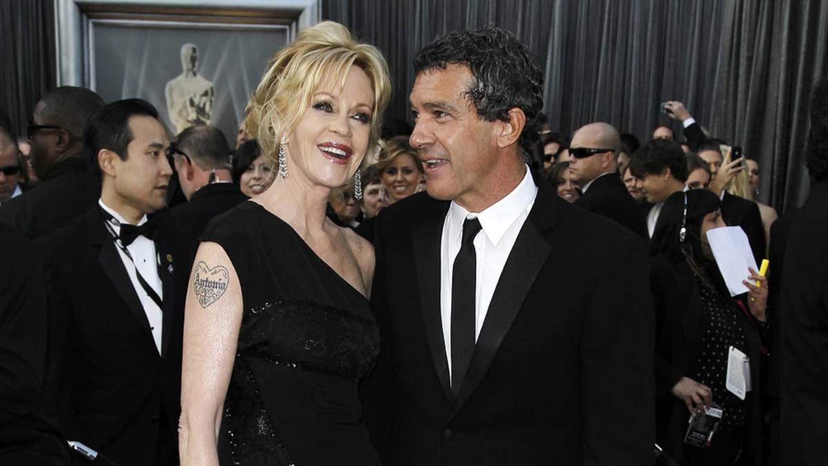 Melanie Griffith y Antonio Banderas. Fuente: (Instagram)