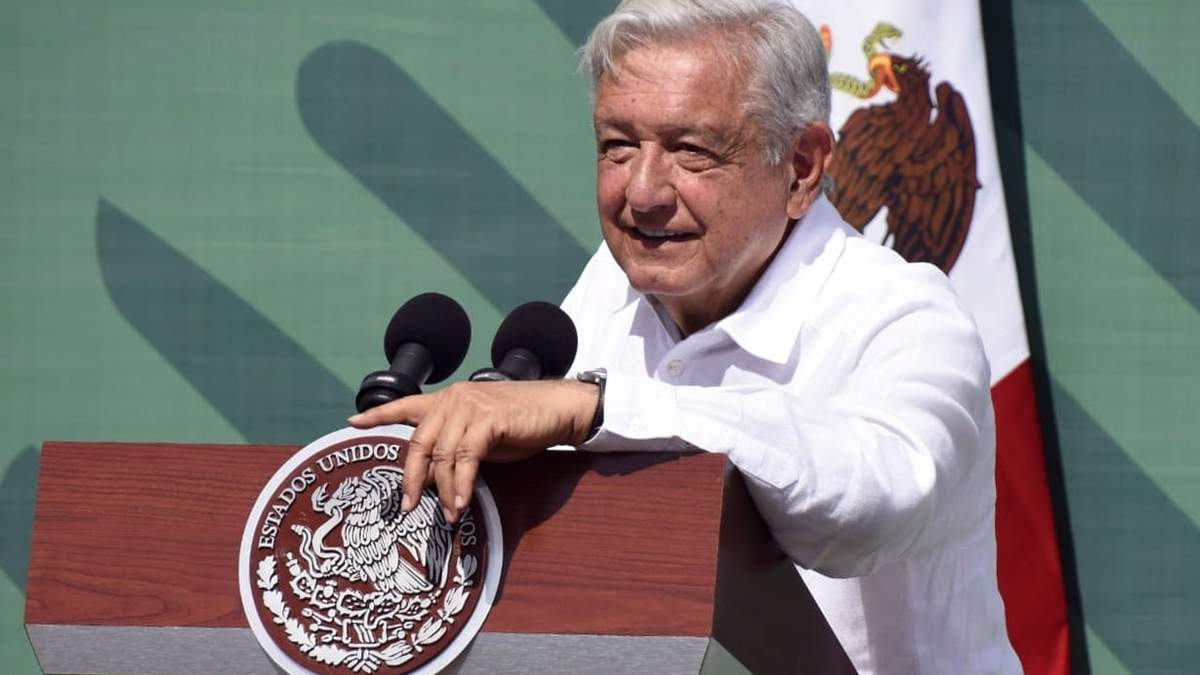 El presidente durante la conferencia matutina en Sinaloa