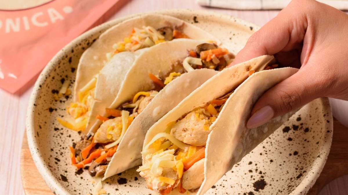 Fajitas de avena. Fuente: (Instagram)