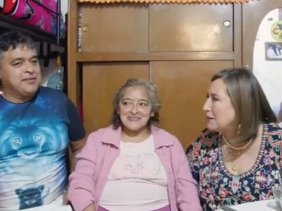 Integrante de familia que alojó a Xóchitl Gálvez olvida nombre de la panista: Tengo en la casa a...