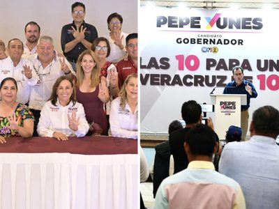 Nahle y Yunes arrancan campaña en Veracruz: estas son sus principales propuestas