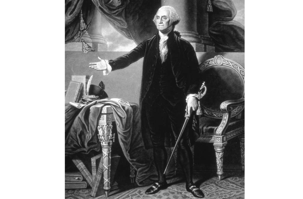 El prócer de la independencia y primer presidente de Estados Unidos, George Washington. Foto de la Biblioteca del Congreso de Estados Unidos