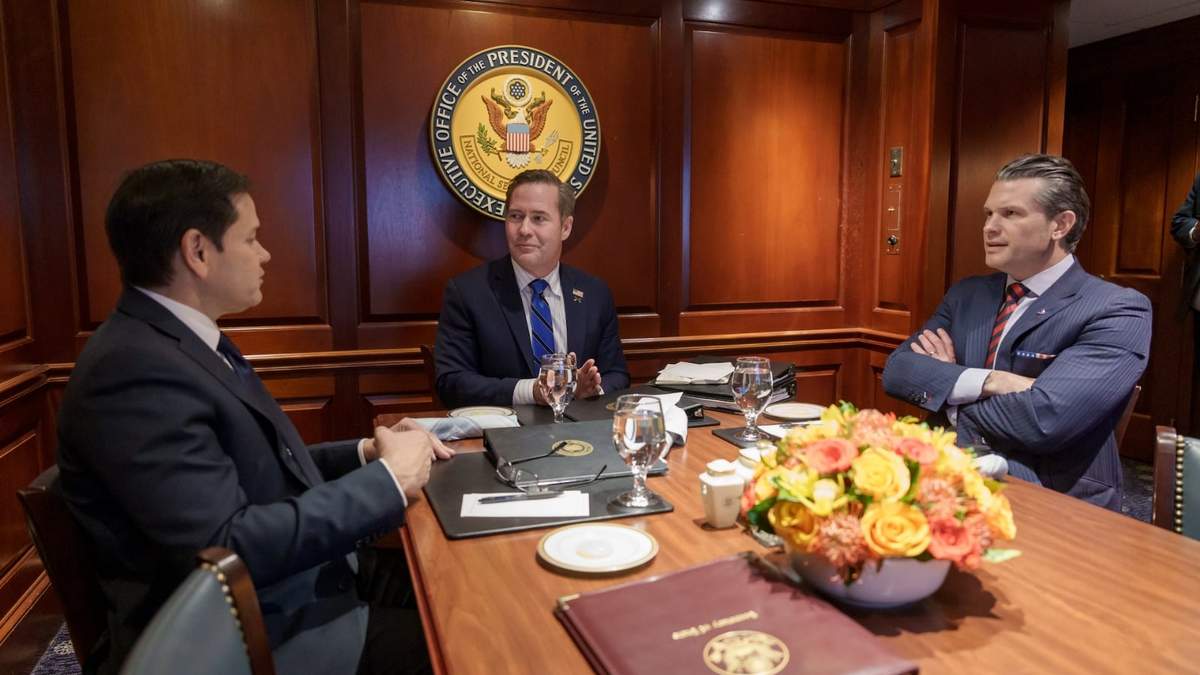 Marco Rubio, Mike Waltz y Pete Hegseth