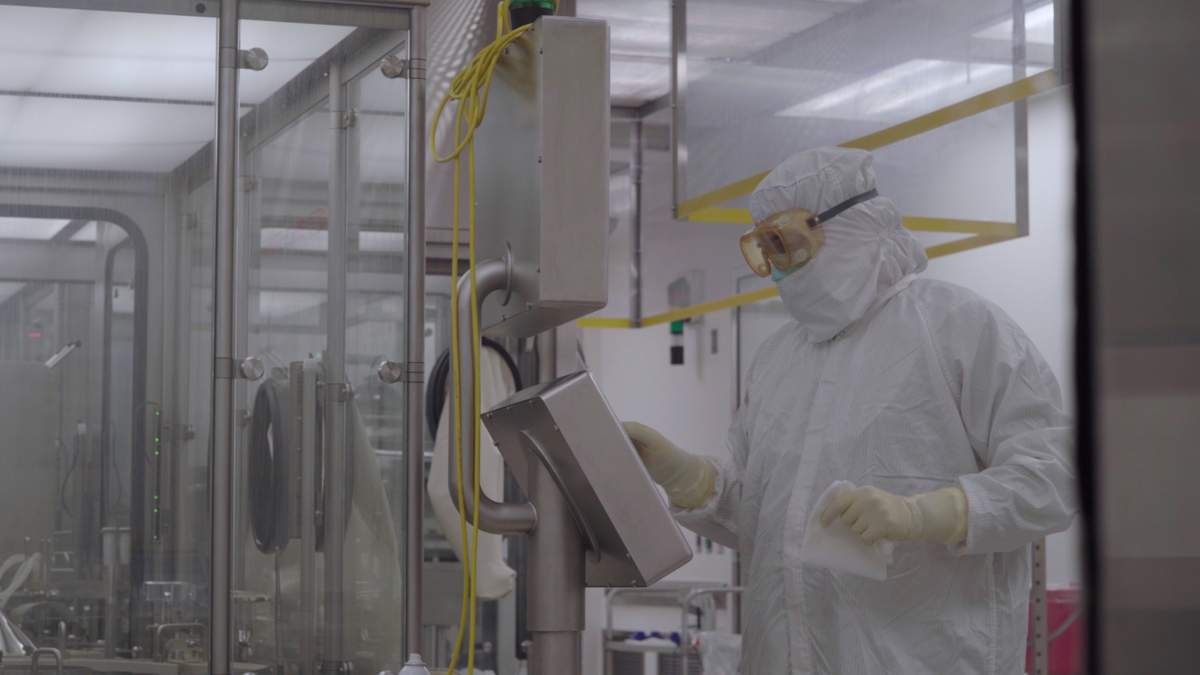 Una planta de producción de AstraZeneca