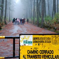 Rescatan a dos hombres que se extraviaron en el parque La Malinche