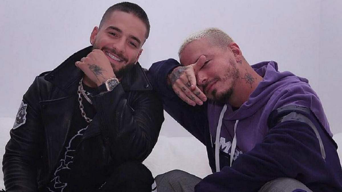 Maluma y J Balvin. Fuente: (Instagram)