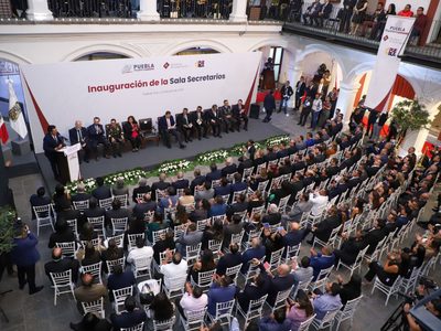 Gobierno de Puebla homenajea a Javier López Zavala, presunto feminicida de Cecilia Monzón