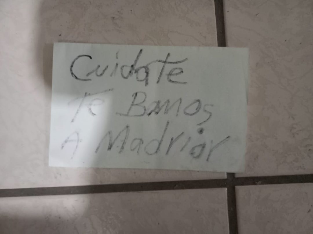 reportero amenaza